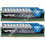 Изображение DDR-4 2шт x 8GB 2666МГц Patriot Viper Elite KIT BLUE (PVE416G266C5KBL) Фото DDR-4 2шт x 8GB 2666МГц Patriot Viper Elite KIT BLUE (PVE416G266C5KBL)