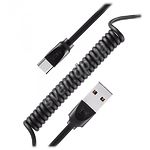 Изображение Кабель REMAX RC-117a Radiance Pro USB-Type C 1м Black 2.4A Фото Кабель REMAX RC-117a Radiance Pro USB-Type C 1м Black 2.4A