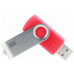 Изображение USB Flash 128Gb GOODRAM UTS3 Twister Red USB3.0 (UTS3-1280R0R11) Фото USB Flash 128Gb GOODRAM UTS3 Twister Red USB3.0 (UTS3-1280R0R11)