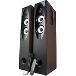 Изображение Акустическая система F&D T-60X wooden, 2x55 Вт, деревянный корпус Фото Акустическая система F&D T-60X wooden, 2x55 Вт, деревянный корпус