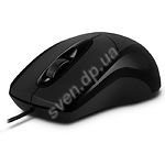 Изображение Мышка SVEN RX-110 (black), USB+PS/2, 1 Wheel, 1000cpi Фото Мышка SVEN RX-110 (black), USB+PS/2, 1 Wheel, 1000cpi