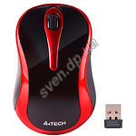 Изображение Мышка A4tech G3-280N Black-Red, беспроводная V-Track USB, 1000dpi Фото Мышка A4tech G3-280N Black-Red, беспроводная V-Track USB, 1000dpi