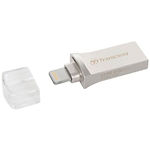 Изображение USB Flash 32Gb TRANSCEND JetDrive Go 500 Silver TS32GJDG500S Lightning/USB 3.1 Фото USB Flash 32Gb TRANSCEND JetDrive Go 500 Silver TS32GJDG500S Lightning/USB 3.1