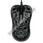 Изображение Мышка A4 X6-60МD-7 GLaser USB, 1 Wheel, 2x, 800cpi (черные круги) Фото Мышка A4 X6-60МD-7 GLaser USB, 1 Wheel, 2x, 800cpi (черные круги)