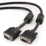 Изображение Кабель Cablexpert CC-PPVGA-5M-B VGA Super Premium HD15M/HD15M с 2-мя ферр.фильтрами, черный Фото Кабель Cablexpert CC-PPVGA-5M-B VGA Super Premium HD15M/HD15M с 2-мя ферр.фильтрами, черный