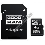 Изображение microSD HC 4Gb GOODRAM Class 4 (с переходником на SD, M40A-0040R11) Фото microSD HC 4Gb GOODRAM Class 4 (с переходником на SD, M40A-0040R11)