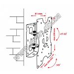 Изображение Настенное крепление Квадо К-40Б для LCD, VESA 200x200мм Фото Настенное крепление Квадо К-40Б для LCD, VESA 200x200мм