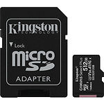 Изображение microSD XC 512 GB Kingston Canvas Select Plus А1 Class10 UHS-I (SDCS2/512GB) с SD переходником Фото microSD XC 512 GB Kingston Canvas Select Plus А1 Class10 UHS-I (SDCS2/512GB) с SD переходником