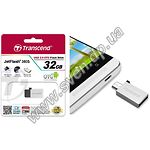 Изображение USB Flash 32Gb TRANSCEND JetFlash TS32GJF380S Silver интерфейс micro-USB/USB Фото USB Flash 32Gb TRANSCEND JetFlash TS32GJF380S Silver интерфейс micro-USB/USB