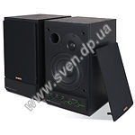 Изображение Акустическая система SVEN MS-260 black, 2x18 Вт, деревянный корпус Фото Акустическая система SVEN MS-260 black, 2x18 Вт, деревянный корпус