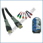 Изображение Кабель Viewcon VD080 3m HDMI to HDMI gold v1.3 Фото Кабель Viewcon VD080 3m HDMI to HDMI gold v1.3
