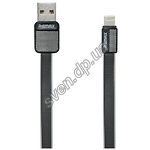 Изображение Кабель REMAX RC-044i Platinum USB-Lightning 1м Black 2.1A Фото Кабель REMAX RC-044i Platinum USB-Lightning 1м Black 2.1A