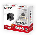 Изображение Настенное крепление Квадо К-20Ч для LCD, VESA 100, от стены 60мм, 14”-23”, до 15кг Черный Фото Настенное крепление Квадо К-20Ч для LCD, VESA 100, от стены 60мм, 14”-23”, до 15кг Черный