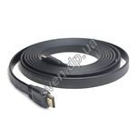 Изображение Кабель Cablexpert CC-HDMI4F-1M HDMI to HDMI gold 1m v1.4 плоский Фото Кабель Cablexpert CC-HDMI4F-1M HDMI to HDMI gold 1m v1.4 плоский
