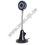Изображение WEB-камера SVEN IC-890web,1.3Mp dinamic/0.35Mp CMOS,USB,микрофон,подсветка,присоска,гибкое основание Фото WEB-камера SVEN IC-890web,1.3Mp dinamic/0.35Mp CMOS,USB,микрофон,подсветка,присоска,гибкое основание