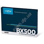 Фото SSD Crucial BX500 480Gb 2.5" 7mm SATAIII Silicon Motion 3D (CT480BX500SSD1) 540/500 Mb/s
