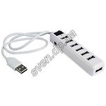 Изображение Концентратор HUB USB 2.0 Gembird UHB-U2P7-11 Фото Концентратор HUB USB 2.0 Gembird UHB-U2P7-11