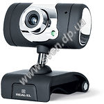 Изображение WEB-камера REAL-EL FC-225 Black, 1280x960, USB, микрофон Фото WEB-камера REAL-EL FC-225 Black, 1280x960, USB, микрофон