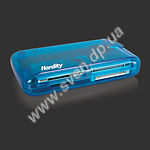 Изображение Картридер ext USB 2.0 ALL-in-1 Hardity CR-015 (blue) Фото Картридер ext USB 2.0 ALL-in-1 Hardity CR-015 (blue)