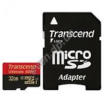 Изображение microSD HC 32GB Transcend Class 10 UHS-I MLC(c переходником, TS32GUSDHC10U1) 90MB/s, 600x Фото microSD HC 32GB Transcend Class 10 UHS-I MLC(c переходником, TS32GUSDHC10U1) 90MB/s, 600x