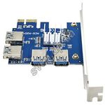 Изображение Контроллер Dynamode (RX-riser-card-PCI-E-1-to-4) Mining расширитель 1x PCI-E на 4 порта USB3.0 Фото Контроллер Dynamode (RX-riser-card-PCI-E-1-to-4) Mining расширитель 1x PCI-E на 4 порта USB3.0