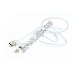 Изображение Кабель Cablexpert CC-USB2-AMUCMM-1M USB to Type-C 1,0м, white, магнитный Фото Кабель Cablexpert CC-USB2-AMUCMM-1M USB to Type-C 1,0м, white, магнитный