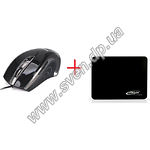 Изображение Мышка ZALMAN ZM-GM1 (Black) игровая лазерная с ковриком EVERGLIDE Titan Monster Mat в комплекте Фото Мышка ZALMAN ZM-GM1 (Black) игровая лазерная с ковриком EVERGLIDE Titan Monster Mat в комплекте