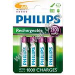 Фото Аккумулятор PHILIPS AA/R6 2100mAh блистер 4шт