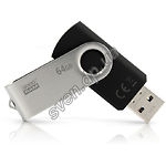 Изображение USB Flash 64Gb GOODRAM Twister Black USB3.0 (UTS3-0640K0R11) Фото USB Flash 64Gb GOODRAM Twister Black USB3.0 (UTS3-0640K0R11)