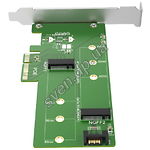 Изображение Контроллер Maiwo KT015, PCI-E 4x M.2 M-Key or B-key SSD Фото Контроллер Maiwo KT015, PCI-E 4x M.2 M-Key or B-key SSD