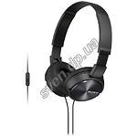 Фото SONY MDR-ZX310AP Black, наушники накладные с микрофоном