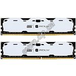 Изображение DDR-4 2шт x 8GB 2400МГц Goodram Iridium White (IR-W2400D464L15S/16GDC) Фото DDR-4 2шт x 8GB 2400МГц Goodram Iridium White (IR-W2400D464L15S/16GDC)