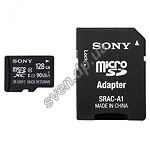 Изображение microSD XC 128 GB Sony Class 10 UHS-I U1 (с переходником, SR-G1UY3A/T) Фото microSD XC 128 GB Sony Class 10 UHS-I U1 (с переходником, SR-G1UY3A/T)