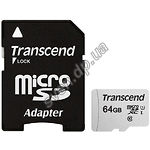 Изображение microSD XC 64Gb Transcend 300S UHS-I Class10 (TS64GUSD300S-A) с SD переходником Фото microSD XC 64Gb Transcend 300S UHS-I Class10 (TS64GUSD300S-A) с SD переходником