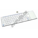 Изображение Клавиатура Gembird KB-P4-W-UA White, Wireless, slim, тачпад Фото Клавиатура Gembird KB-P4-W-UA White, Wireless, slim, тачпад