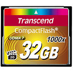 Карта памяти Transcend Compact Flash Card 32GB 1000x - фото