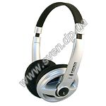 Изображение Firtech FC-199 наушники с микрофоном (кожаные) black-silver (черно-серебряный) Фото Firtech FC-199 наушники с микрофоном (кожаные) black-silver (черно-серебряный)