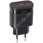Изображение Сетевое ЗУ RIVACASE VA4110 B00, Black, 18W, QC3.0 Фото Сетевое ЗУ RIVACASE VA4110 B00, Black, 18W, QC3.0
