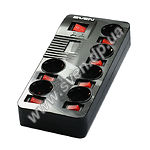 Изображение Фильтр-удлинитель сетевой SVEN Fort PRO 1.8 m Glossy Black Фото Фильтр-удлинитель сетевой SVEN Fort PRO 1.8 m Glossy Black