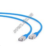 Изображение Кабель patch cord 1.5м S/FTP Blue Cablexpert PP6A-LSZHCU-B-1.5M Фото Кабель patch cord 1.5м S/FTP Blue Cablexpert PP6A-LSZHCU-B-1.5M