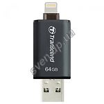 Изображение внешний HDD SSD TRANSCEND 64Gb 1,8" Go 300 USB/Lightning Black (TS64GJDG300K) Фото внешний HDD SSD TRANSCEND 64Gb 1,8" Go 300 USB/Lightning Black (TS64GJDG300K)