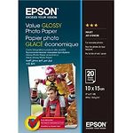 Фотобумага EPSON глянцевая, 183 г/м2, 100х150 мм, 20л - фото