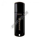 Изображение USB Flash 64Gb TRANSCEND JetFlash TS64GJF350 USB 2.0 Black Фото USB Flash 64Gb TRANSCEND JetFlash TS64GJF350 USB 2.0 Black