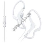 Изображение SONY MDR-AS210AP White, наушники вкладыши с микрофоном Фото SONY MDR-AS210AP White, наушники вкладыши с микрофоном