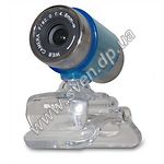 Изображение WEB-камера SVEN IC-720web Blue, 1.3Mp dinamic/0.35Mp CMOS, USB, микрофон, подсветка, крепл-прищепка Фото WEB-камера SVEN IC-720web Blue, 1.3Mp dinamic/0.35Mp CMOS, USB, микрофон, подсветка, крепл-прищепка