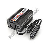 Изображение Инвертор Gemix INV-150 150W(max 200W) 12V->220V (Автомобильный от прикуривателя) Фото Инвертор Gemix INV-150 150W(max 200W) 12V->220V (Автомобильный от прикуривателя)