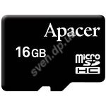 Фото microSD HC 16Gb Apacer Class4 (без переходника, AP16GMCSH4-RA )