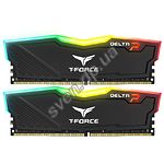 Изображение DDR-4 2шт x 8GB 2666МГц Team T-Force Delta RGB Black (TF3D416G2666HC15BDC01) Фото DDR-4 2шт x 8GB 2666МГц Team T-Force Delta RGB Black (TF3D416G2666HC15BDC01)