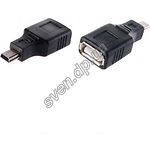 Изображение Переходник LAPARA LA-USB-AF-MiniUSB black (USB A female на Mini USB male 5 pin OTG Host) Фото Переходник LAPARA LA-USB-AF-MiniUSB black (USB A female на Mini USB male 5 pin OTG Host)