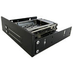 Изображение HDD Rack Maiwo M005 black Внутренний 5,25" для 2*HDD/SSD 2.5" нерж. сталь Фото HDD Rack Maiwo M005 black Внутренний 5,25" для 2*HDD/SSD 2.5" нерж. сталь